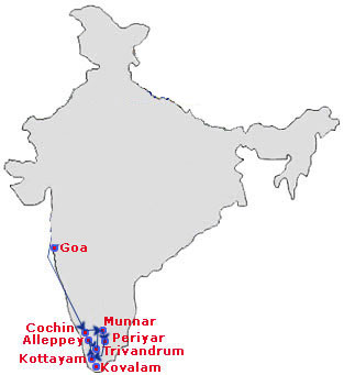 Goa - Kerala Tour Package
